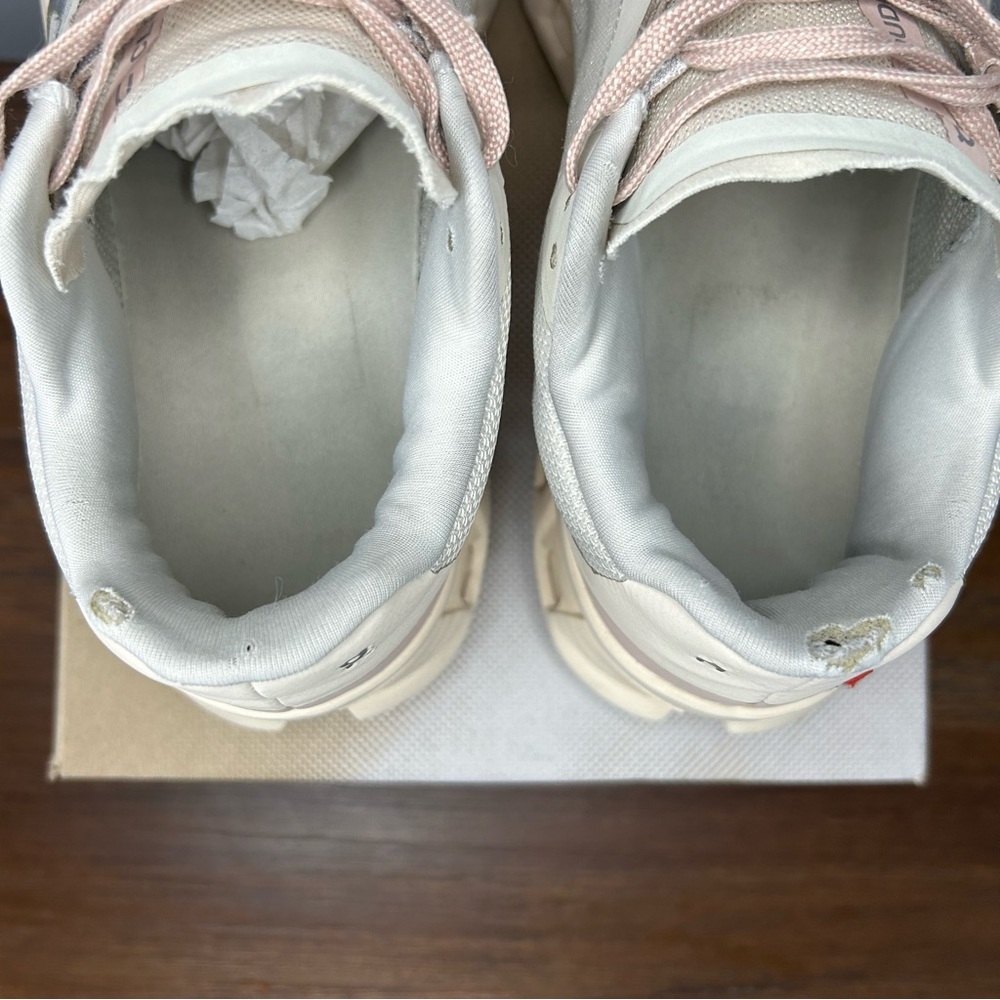 On Running Cloudmonster Moon Fawn Women Size 10 - Picture 4 of 10